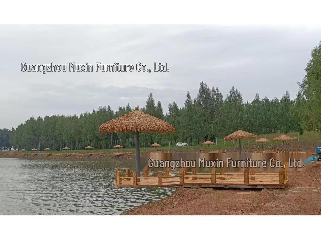 Thatch Straw Beach Umbrella for Outdoor, Pool, and Villa Courtyards