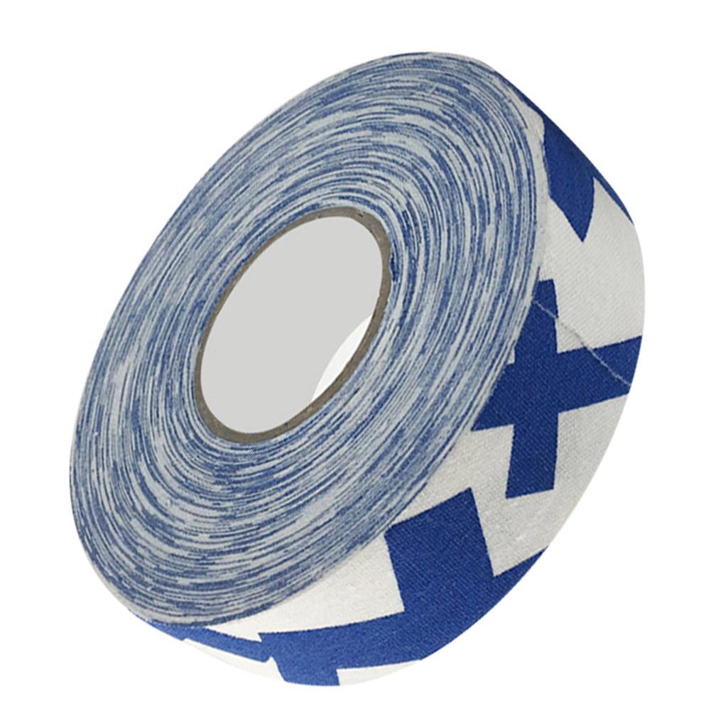 2.5cmx25m Hockey Protective Tape Sport Badminton Pole Pads Hockey Stick Tapes Blue Plus Sign