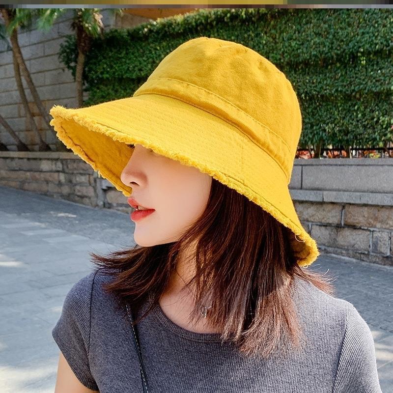 Retro Denim Fisherman Hat for Men and Women Summer Vintage Versatile Sun Hat Sun Protection Hat