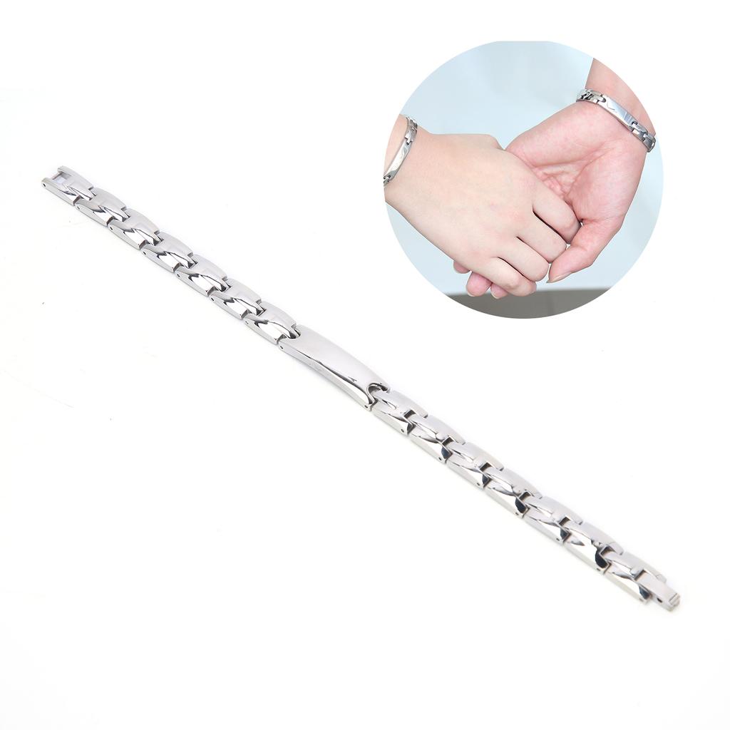 Men Magnetic Therapy Bracelet AntiFatigue Muscle Tension Relief Titanium Steel Bracelet