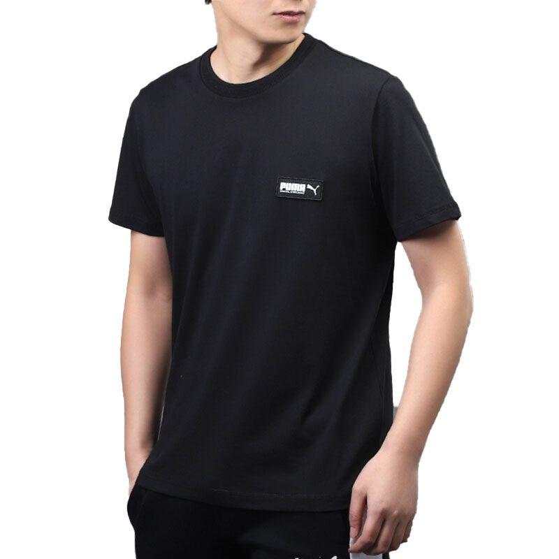PUMA PILE OPEN T Shirts Men's Crew Neck Moderate Straight Fit 582687-01