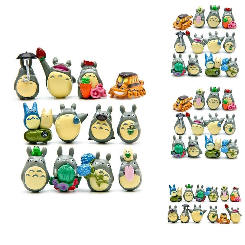 My Neighbor Totoro 12pcs Set Garden Decoration Anime Action Figures For Kids And Collectors