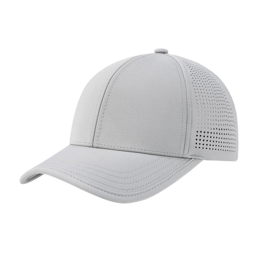 BOTVELA Men Structured Side Laser Cut Vented Performance Baseball Cap Adjustable 6 Panel Hat for Outdoor Activities