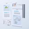 BTLIN Silicone Magnetic with Neodymium Set of 6 Bars, Flexible, Bendable, Built-in Magnets, 22cm,