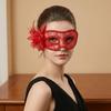 Multicolor Feather Mask Flower Masquerade Ball Mask  Holiday Costume Accessories