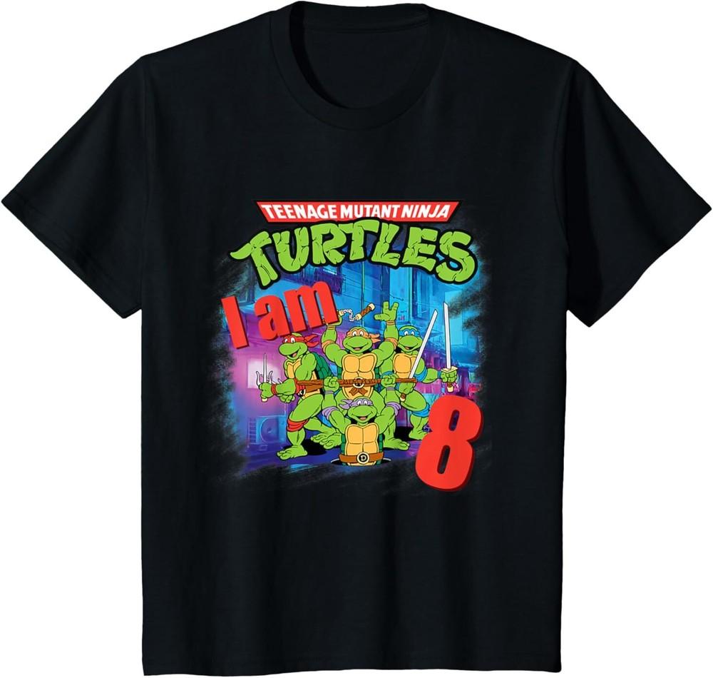 Mademark x Черепашки-ниндзя - Детская Оригинальная Черепашки-ниндзя НОВАЯ ФУТБОЛКА 2025 Унисекс Футболка L
