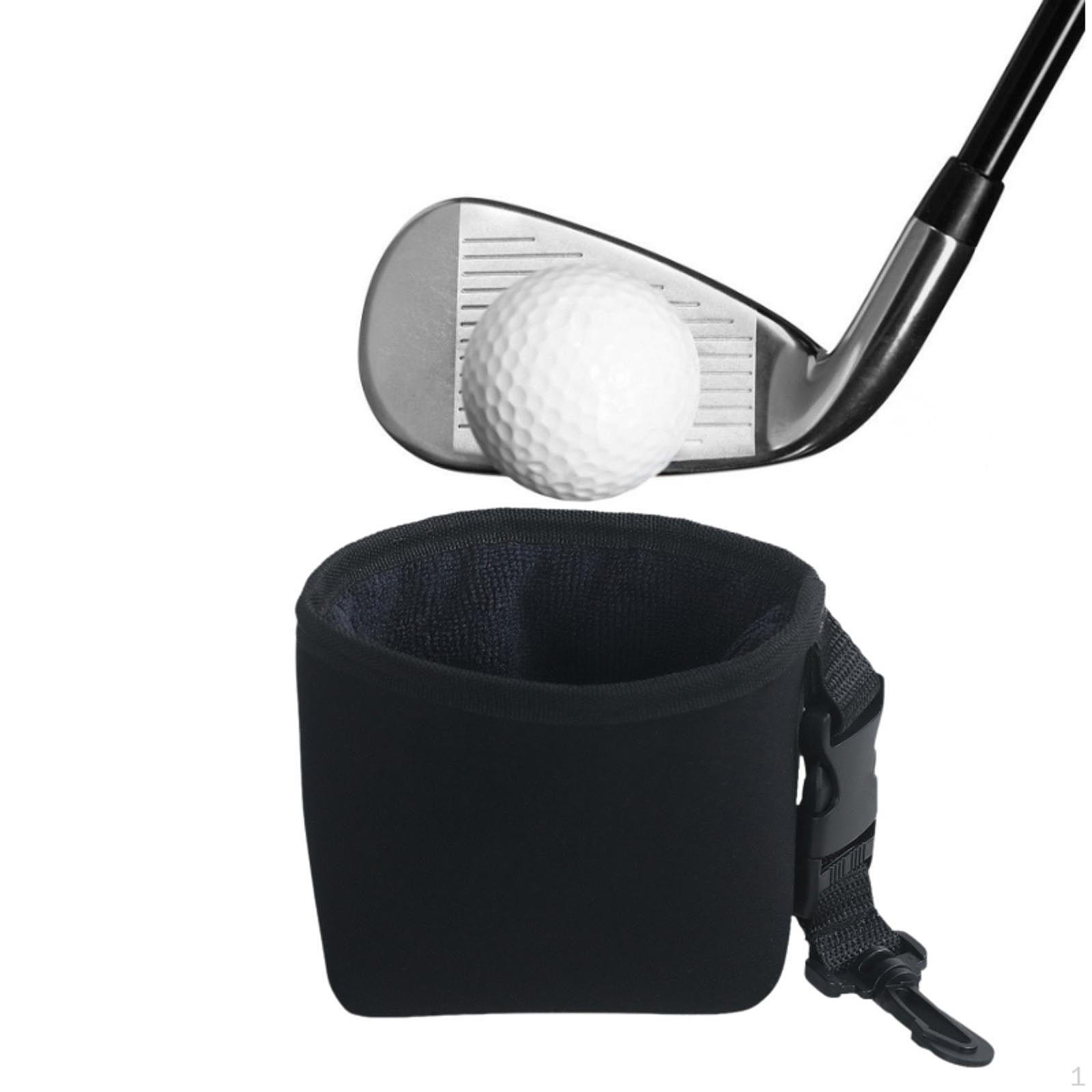 

Golf Cleaning Bag, Portable Washing Tool for Golfers чёрный