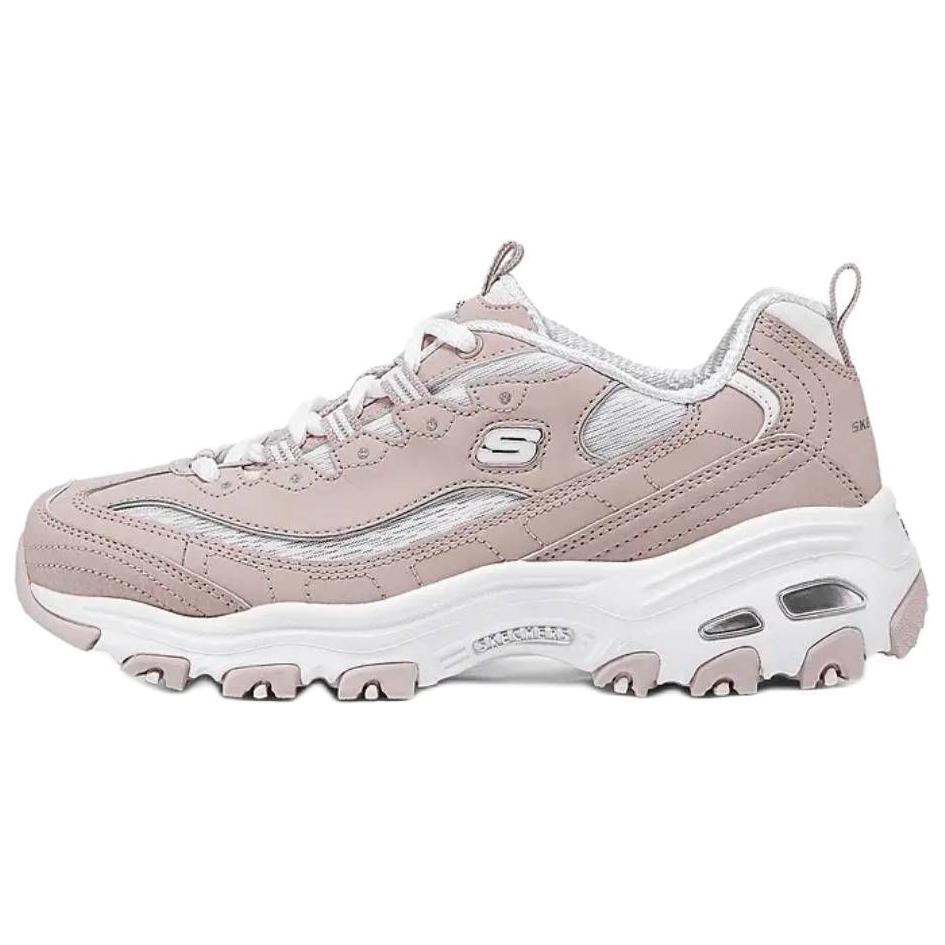 Skechers Ретро Удобные Низкие Папины Кроссовки Женские Розовые 150534-ROS 36