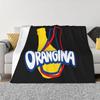 NEW Orangina Blankets and Throws Super Soft Thermal Indoor Outdoor Blanket for Living Room Bedroom Travel