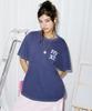 NYXX Lace Logo Tee Navy