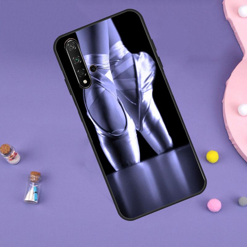 Ballet Ballerina Shoes Pointes For Huawei Nova 5T 9 10 SE 7i 8i 11i 12i Y60 Y61 Y70 Y72 Y73 Y90 Y91 P20 P40 P30 Lite Case