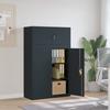 VidaXL Anthracite Filing Cabinet 90x40x145 Cm Steel 3188330