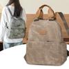 Schoolbag Backpack 1011 Autumn New Fashion Women's Soft Leather Backpack Leisure Commuter Simple Travel School Bag
