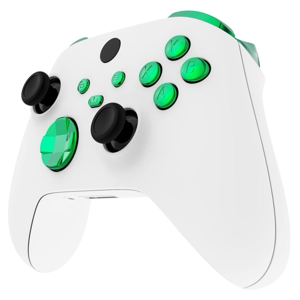 eXtremeRate Replacement Buttons for Xbox Series S Xbox Series X LB RB LT RT Bumper Triggers ABXY Sync Share Key for Xbox Series & Controllers, D-pad
