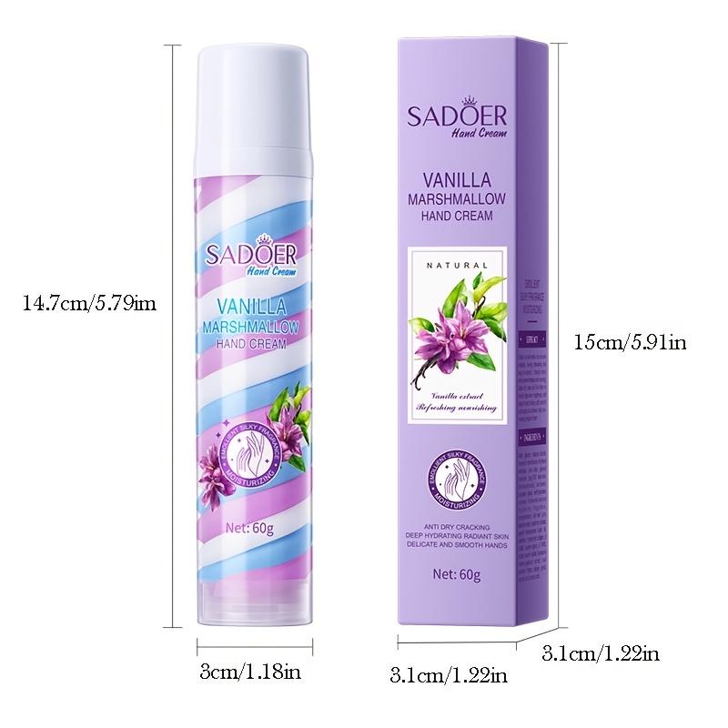 Reduces Hand Vanilla Marshmallow Cream Fine Lines Boosts Gloss Deeply Moisturizes Improves Dry Skin Leaves Hands Smooth Soft Radiant