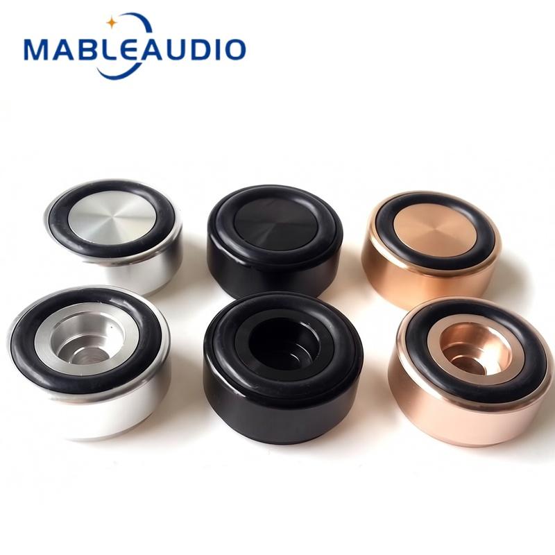 4PCS/set 20x10mm Aluminum Alloy Speaker Amplifier Feet Audio CD Player Computer Anti-Vibration Pads Amplifier AccessoriesGood Product