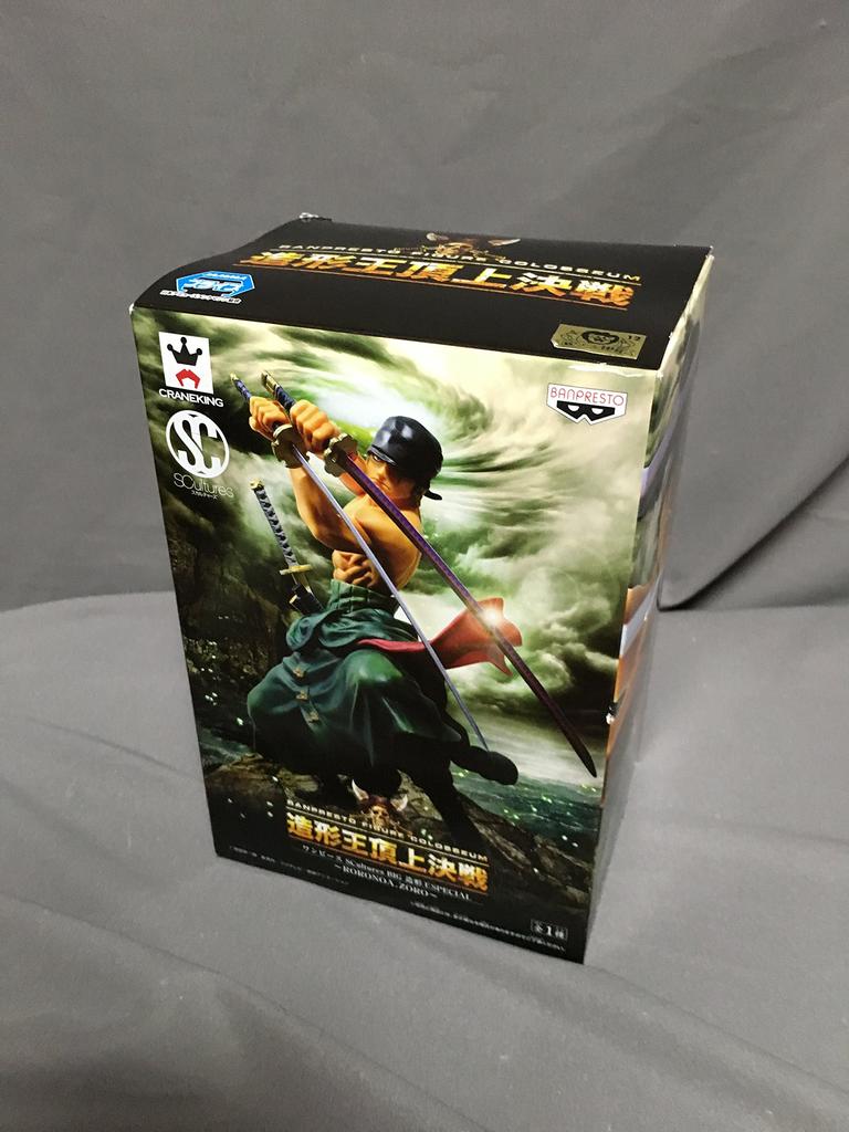 One Piece SCultures BIG Special Roronoa Zoro Vnější box výška 180mm Figura Zoukei-Oh cca.