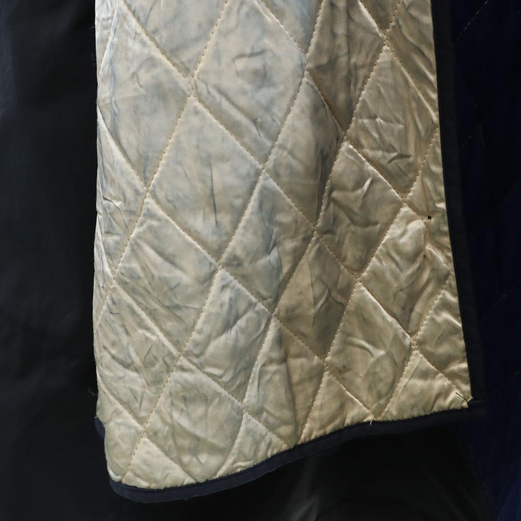 SINA COVA 90s Made In Japan Old Stainless Collar Coat M With Padded Liner Men's Used