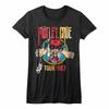Motley Crue Allister Fiend Tour 1987 Women's T Shirt