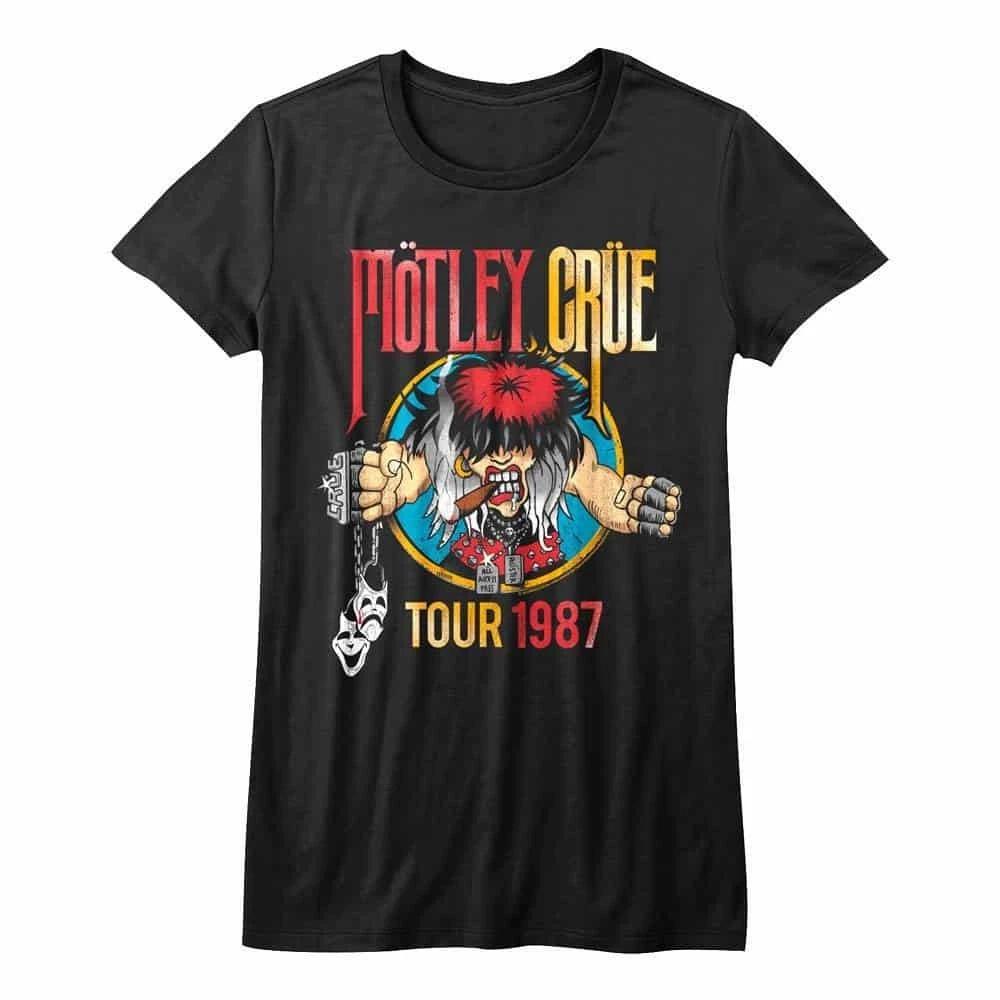 Motley Crue Allister Fiend Tour 1987 Women s T Shirt L