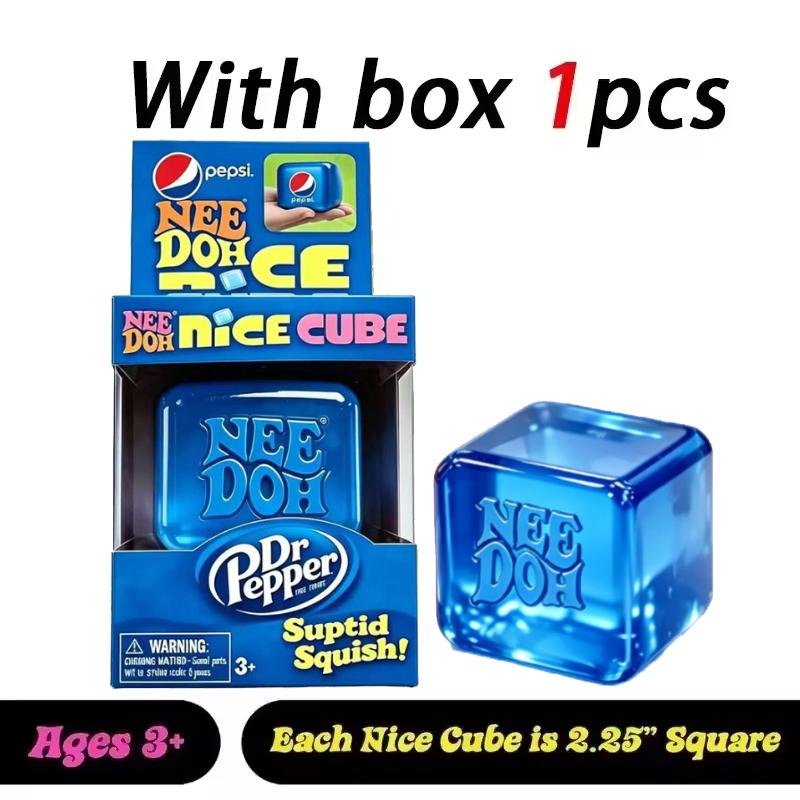 Schylling Needoh Nice Cube Sensory Stress Reliever Fidget Tool For Anxiety & Focus Desk Sensory Cube For Adults & Kids