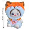 Animal Headcover Cotton Doll Clothes Set Strap Pants Plush Dolls Clothes  20cm Cotton Doll