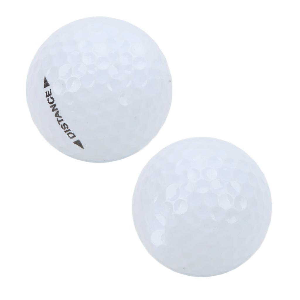 12Pcs/box Double Layer Golf Game Balls Golf Swing Putting Practice Ball Long Distance