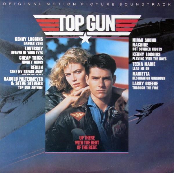 LP Record VARIOUS Top Gun Original Motion Picture Sou SC40323 Columbia 1986 Canada Soundtracks Musicals Used