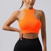 Top Primaverili da Donna Canottiera Corta a Coste per l'Estate Camicie da Donna Casual Elastiche Senza Maniche Camicie Estive da Donna