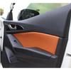 Microfiber Front/Rear Door Panel Armrest  Leather Cover Protective Trim For Mazda CX-5 2013 2014 2015 Car Interior
