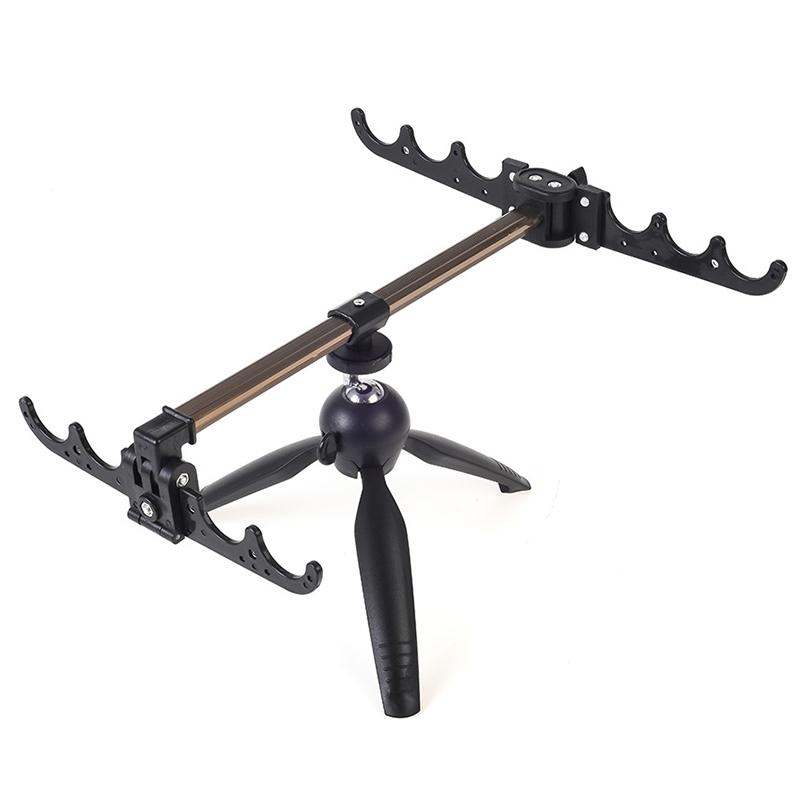 

Fishing Rod Bracket Portable Durable Folding Aluminum Alloy Telescopic Fishing Tripod Holder Bracket for Fish Rod Fishing Gear
