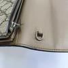 [Pre-Owned] Dionysus Tiger Head Buckle Logo Beige Lining GG High-Quality Synthetic Canvas WOC Wallet Crossbody Shoulder Bag - Good #YMGMD6