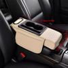 Car Center Console Height Increasing Armrest Cushion Pu Multifunctional Holder Pad Leather Cup Tissue With Armrest Box Univ S9e4