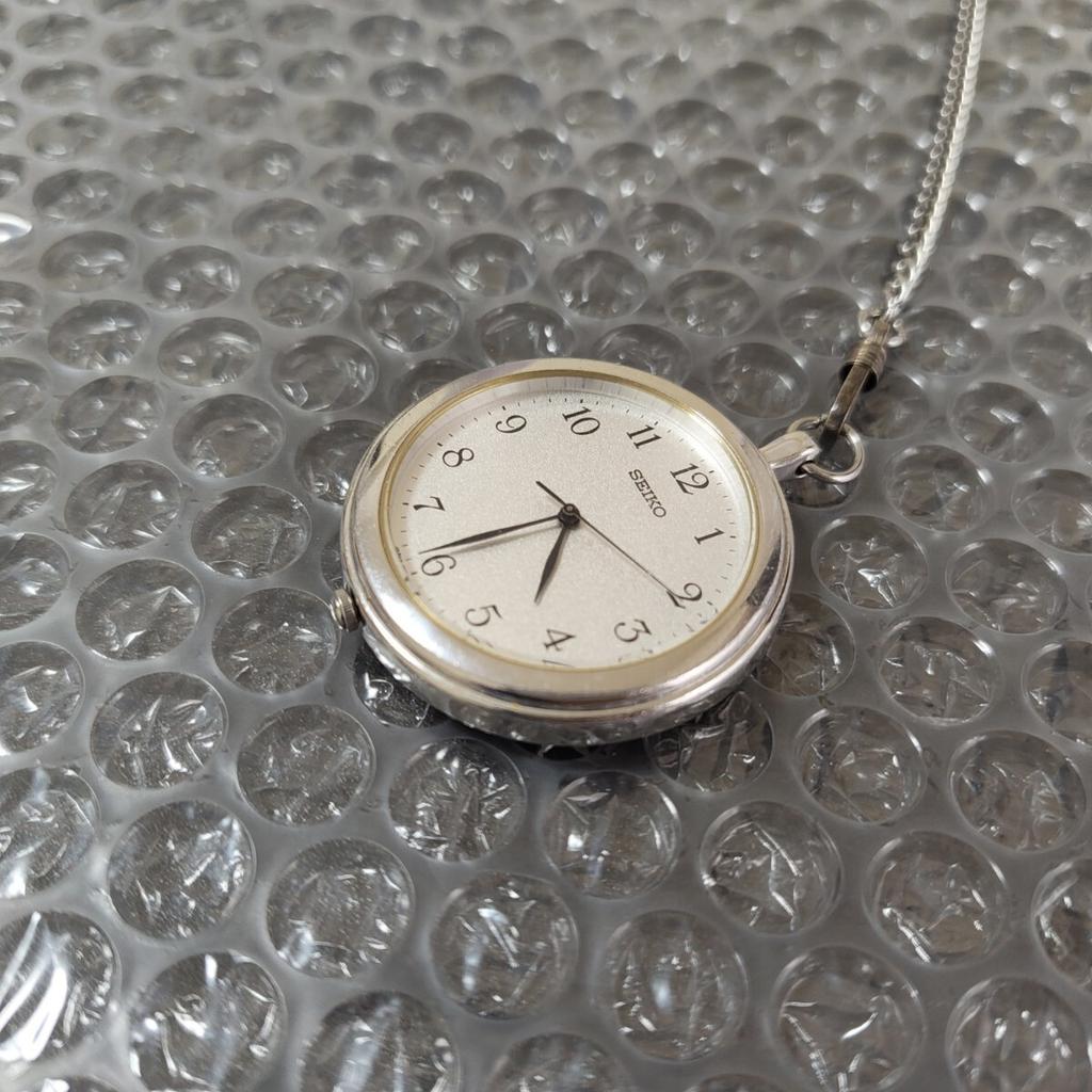 SEIKO Seiko Pocket Watch Quartz Pocket Watch [Working Condition] 7N01-9A00 (Management Code K26I)