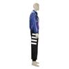 Johnny Cage Cosplay Costume With Glossy Blue Purple Jacket For Anime Role Play