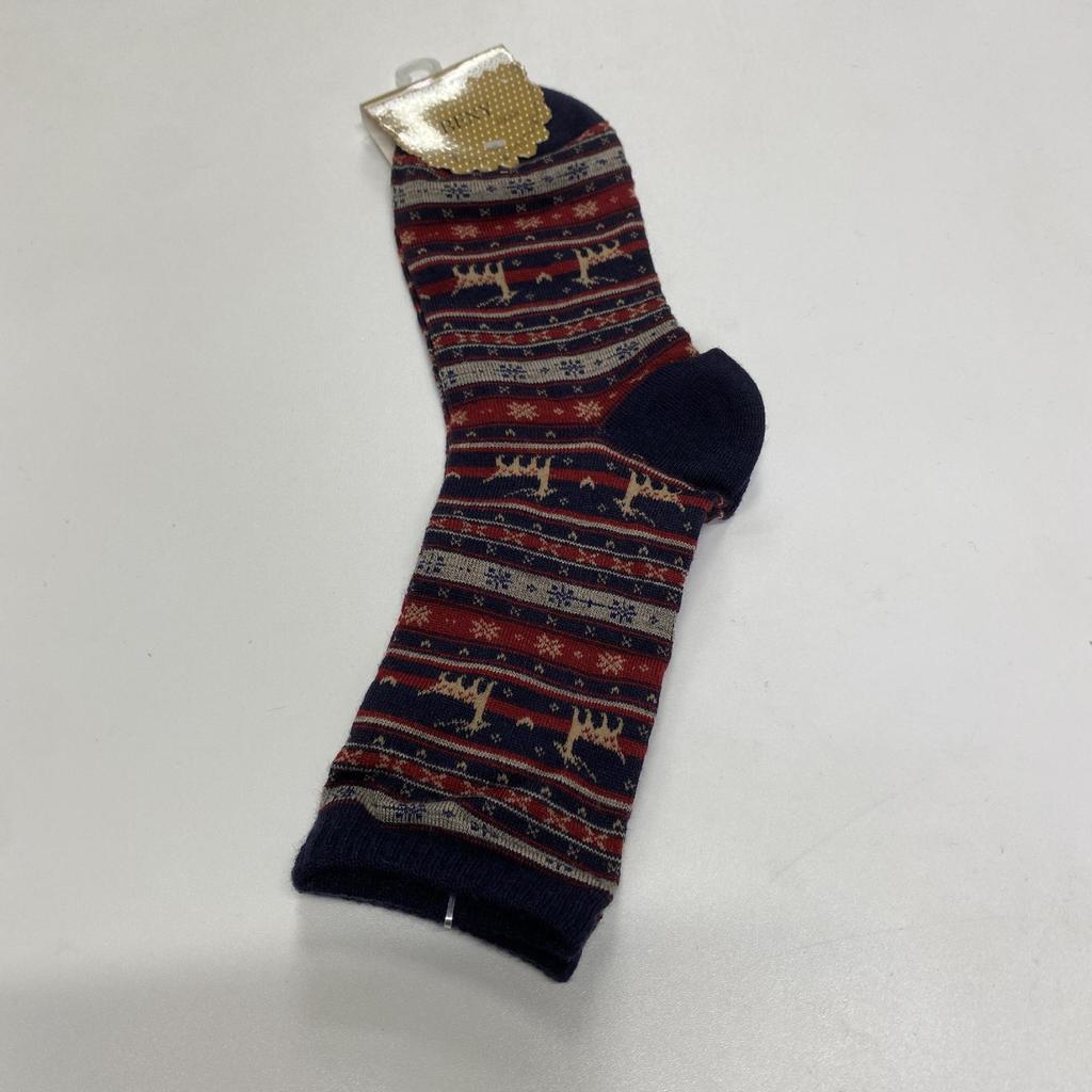 Autumn/Winter Mid-Tube Cartoon Christmas Stockings for Men and Women