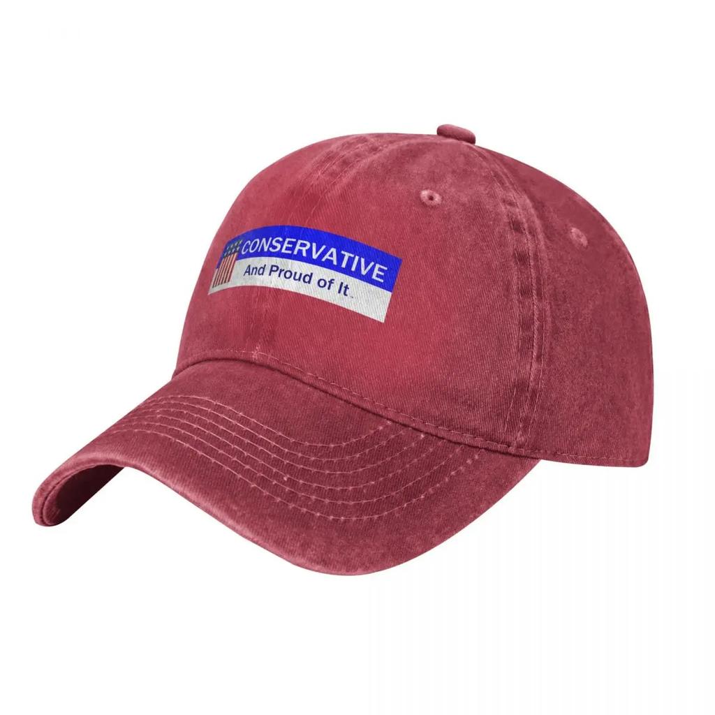 Conservative and Proud of It Baseball Cap Winter Hat Trucker Cap Tactical Cap Luxury Unisexs Womens