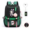 Demon slayer ghost extermination column student schoolbag junior high school student primary school student middle school student backpack