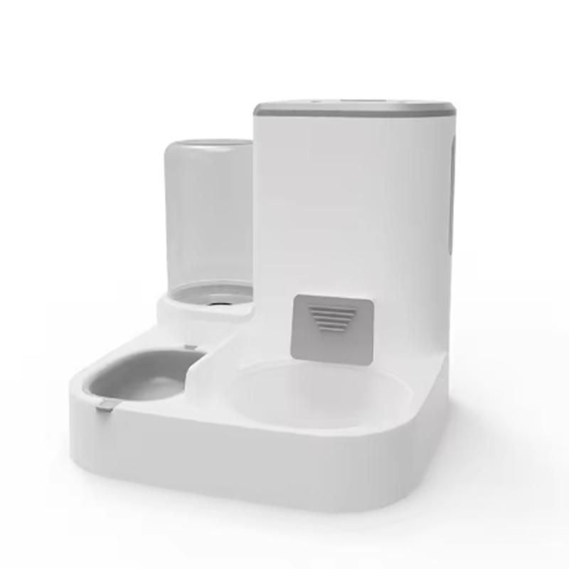 Dog for feeder Dog water dispenser Cat bowl Dog food bowl Automatic feed Cat food feeder Pet supplies серый