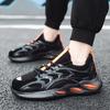 Fashion Running Sports Shoes 2024 Autumn New Arrivals Men Platform Sneakers Breathable Black Mesh Casual Shoes Zapatillas Hombre