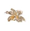 Exaggerated fashion personality trend alloy large flower live opening ring simple niche versatile model