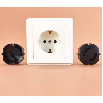 European Power Socket Protective Cover Plastic Insulating Protective Cover Child Safety Power Protection Cover Home Accessories