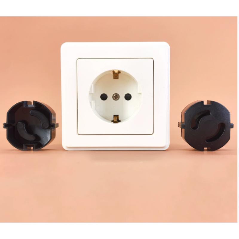 European Power Socket Protective Cover Plastic Insulating Protective Cover Child Safety Power Protection Cover Home Accessories