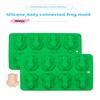 3D Frog Silicone Molds for Fondant Candy Chocolate Jello Epoxy Resin & Cake Decorating Tools Passover Themed Mould for Crafting