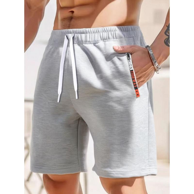 Shorts de Sport d'Été pour Homme Vêtements de Sport Frais Shorts de Course Bas Casual Salle de Sport Fitness Entraînement Jogging Pantalon Court Homme Noir Gris