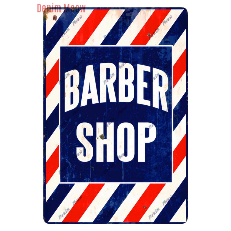 Hair Cutting Retro Plaque, Metal Signs, Barber Shop, Vintage Painting, Wall Posters, Bar, Pub, Shave & Haircut, Home Decor, WY28