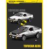1/43 Initial D AE86 Zonda DIY Detachable Assembly Alloy Diecasts & Toy Vehicles Car Model Miniature Scale Model Car for Children