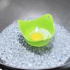 Eier pochieren Werkzeug Eier Tasse aus Silikon Eierform Küchenutensil - Zufällige Farbe
