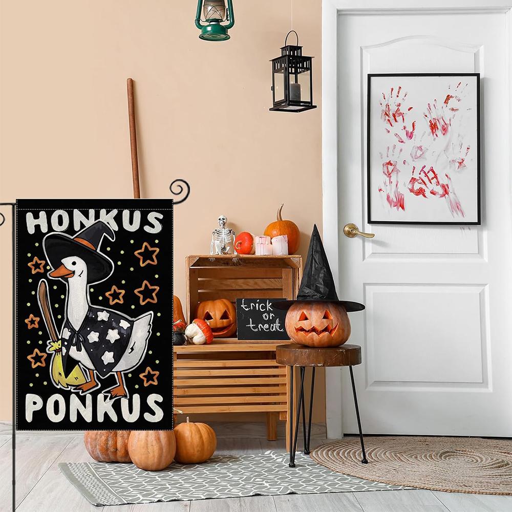 30 x 45cm Halloween Garden Flag Small Seasonal Yard Decoration for Outdoor Décor