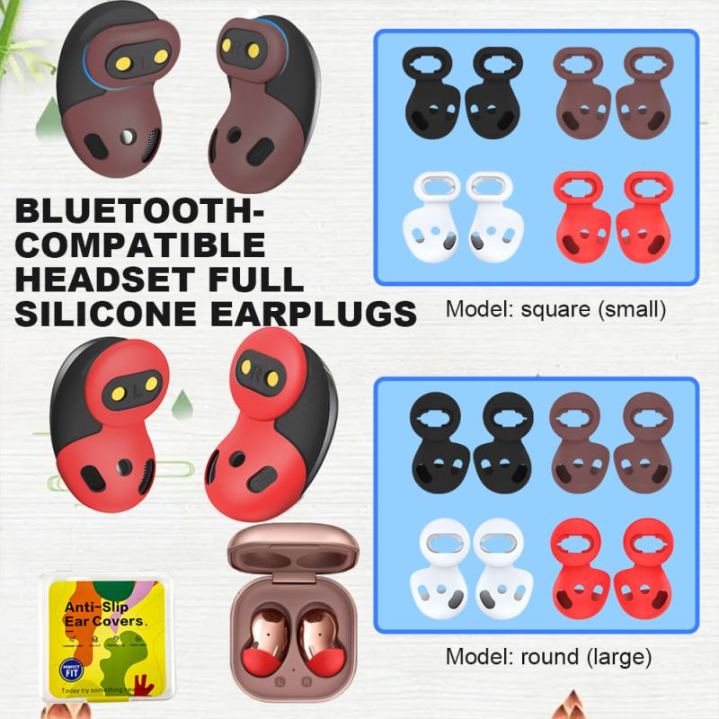 Silicone Earbud Case Cover Earplug Cap Replacement Dust Plugs Compatible For Samsung Galaxy Buds